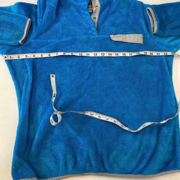 Jachs Cabin Ocean Blue Lightweight Polyester Fleece Pullover Sz Lg Unisex - Picture 10 of 13